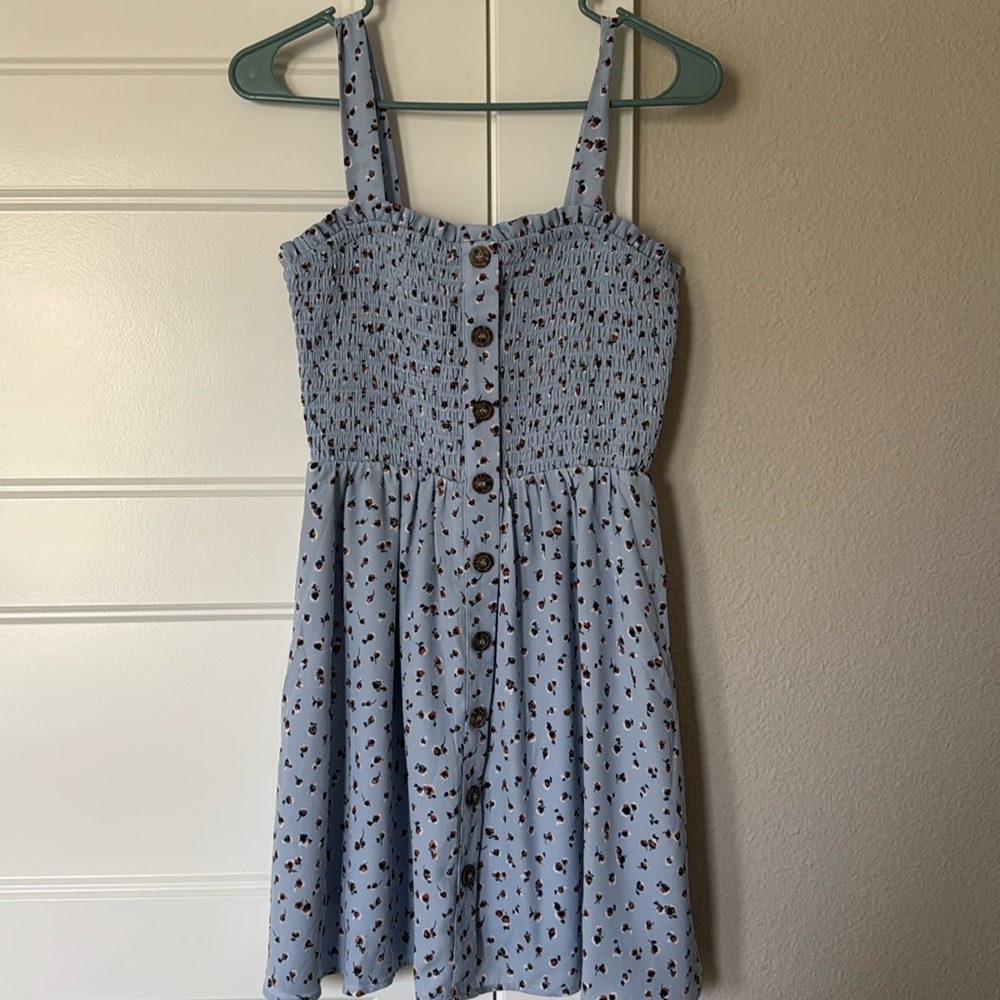 Floral summer dress.